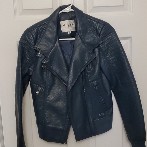 Womens guess moto jacket - Picture 4 of 8